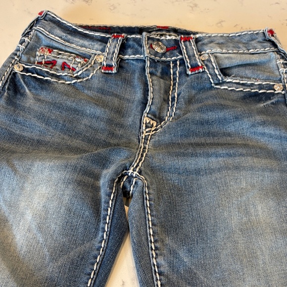 True Religion Denim Jeans with Red Accents - Picture 1 of 9